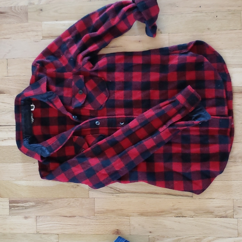 Wool flannel shirt